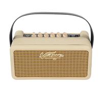 Vintage Retro 15 Guitar Amplifier VMA15VW - 15W DSP Combo Amp in Vintage White | 4 Built-In Effects, 8 Simulated Amp Voices | USB & Smartphone Recording | Compact Practice & Studio Amp