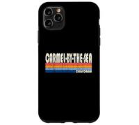 Vintage Retro 70s 80s Style Hometown of Carmel-by-the-Sea, C Case for iPhone 11 Pro Max