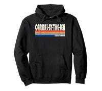 Vintage Retro 70s 80s Style Hometown of Carmel-by-the-Sea, C Pullover Hoodie