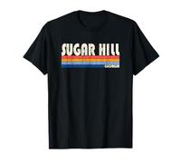 Vintage Retro 70s 80s Style Hometown of Sugar Hill, GA T-Shirt