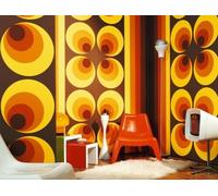 A.S. Creation 701312 Retro Wallpaper Yellow, Orange, Red, Brown 70s Vintage, 7013-12, 1'8'' x 32'11