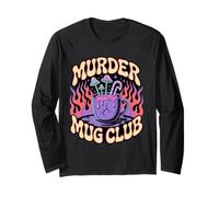 Vintage Retro 70s Hot Chocolate Murder Mug Club Long Sleeve T-Shirt