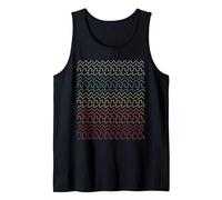 vintage retro analog waveform music lover Tank Top