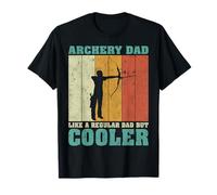 Vintage Retro Archery Dad Like A Regular Dad Father's Day T-Shirt