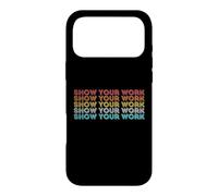 Vintage Retro Back to School Shirt Show Your Work Case for iPhone 17 Pro Max