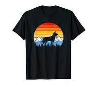 Vintage Retro Belgian Malinois T Shirt Belgian Malinois Gift T-Shirt