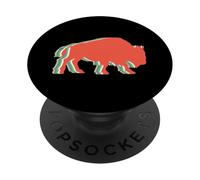 Vintage Retro Bison or Buffalo PopSockets Adhesive PopGrip