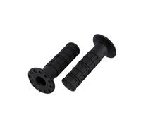 Vintage / retro black cross handlebar grip Domino (pair) 120mm