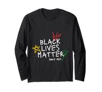 Vintage Retro Black Lives Matters Since 1865 Juneteenth Long Sleeve T-Shirt