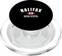 Vintage Retro Canadian Flag Maple Leaf Halifax Nova Scotia PopSockets PopGrip for MagSafe