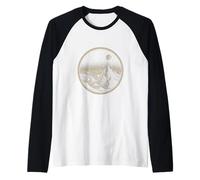 Vintage Retro Celestial Map Mountain Night Sky Space Graphic Raglan Baseball Tee