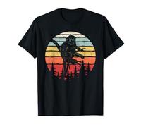 Vintage Retro Crab Eating Macaque Long Tailed Macaque T-Shirt