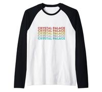 Vintage Retro Crystal Palace Raglan Baseball Tee