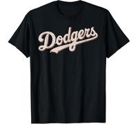Vintage Retro Dodgers Style Classic T-Shirt Size M Black