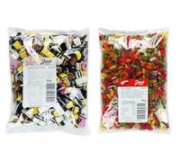 Vintage Retro Dual Pack: Bulk Bags of Classic Nostalgic Treats - Liquorice Allsorts 3kg and Jelly Beans 3kg - 9,11