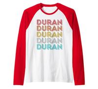 Vintage Retro Duran Raglan Baseball Tee