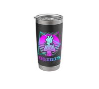 Vintage Retro Egyptian Gods Ancient Egypt Mythology Osiris Stainless Steel Insulated Tumbler