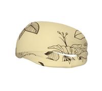 Vintage Retro Flowers Floral PatternHair Bands for Men Woman Headband Running Headband Sweat Wicking Gym