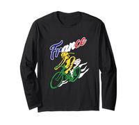 Vintage Retro French Racing Cyclist Bicycle Cycling Long Sleeve T-Shirt