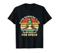 Vintage Retro Funny Sloth Running Team Slow Runners Club T-Shirt