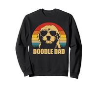 Vintage Retro Goldendoodle Doodle Dad Funny Dog Fathers Sweatshirt