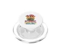 Vintage Retro I Do Have A Retirement Plan Go Sailing Retired PopSockets PopGrip for MagSafe