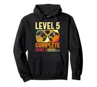 Vintage Retro Level 5 Complete Funny 5th Wedding Anniversary Pullover Hoodie