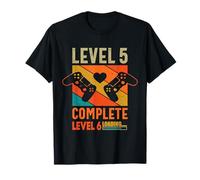 Vintage Retro Level 5 Complete Funny 5th Wedding Anniversary T-Shirt