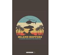 Vintage Retro Magnum Pi Island Hoppers SX005 Notebook: Planner, Matte Finish Cover, Journal, 6x9 120 Pages, Lined College Ruled Paper, Diary