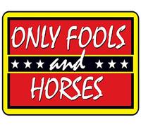 Vintage Retro Man Cave Bar Pub Shed Novelty Gift Aluminium Metal Tin Wall Décor Sign - Only Fools Horses Tv Show Del Boy Logo inspired