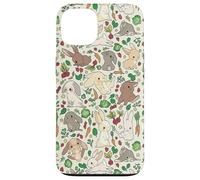 Vintage Retro Mini Holland Lop Bunny Rabbit Lover Pattern Case for iPhone 13