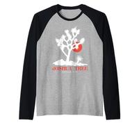 Vintage Retro National Park Outdoor Camping Joshua Tree Raglan Baseball Tee