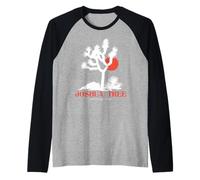 Vintage Retro National Park Outdoor Camping Joshua Tree Raglan Baseball Tee