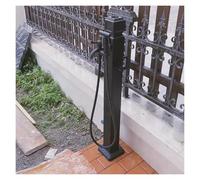 Vintage Retro Outdoor Water Column with Faucet, Decorative Garden Hydrant Faucet, Heavy-Duty Floor-Mounted Water Post for Exterior Patio Backyard and Lawn(Tall Style,Spray Nozzle Faucet)