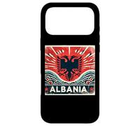 Vintage Retro Patriotic Albanian Banner Flag Albania Fan Case for iPhone 17 Pro Max