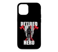Vintage Retro Retired Hero Fireman Firefighter Retirement Case for iPhone 12/12 Pro