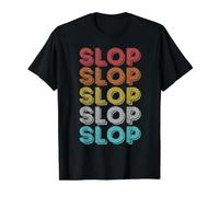Vintage Retro Slop Value Graphic T-Shirt, Men, Black, L