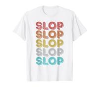 Vintage Retro Slop Value Graphic T-Shirt, Men, White, M