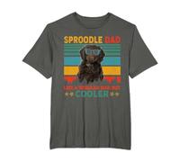 Vintage Retro Sproodle Dad Regular Dad Funny Cooler Cool Dog T-Shirt