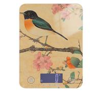Vintage Retro Style Bird Chinese Easy Clean Food Scale Digital 11lb/0.18oz, 5kg/5g Coffee gram Scale with 4 Unit for Baking Cooking Baking (Batteries not Included)