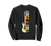 Vintage Retro Style Playing Music Guitar Forever Rock N Roll Sweatshirt