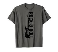 Vintage Retro Style Playing Music Guitar Forever Rock N Roll T-Shirt