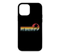 vintage retro sunset pickleball paddle silhouette design Case for iPhone 12 mini