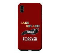 Vintage Retro The Great Ontario Lake Canada Forever Case for iPhone XS Max