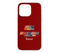 Vintage Retro The Great Ontario Lake Forever Grunt Love Case for iPhone 15 Pro Max