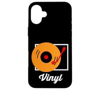 Vintage Retro Vinyl Record Player Case for iPhone 16 Plus