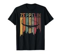 Vintage Retro Zeppelin - Dirigible Airship Distressed T-Shirt