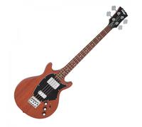 Vintage REVO Callan Short Scale Bass Guitar Mahogany