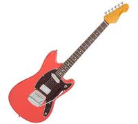 VINTAGE REVO SERIES COLT HS DUO GUITAR - FIRENZA RED