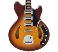 VINTAGE REVO SERIES CUSTOM SUPREME BARITONE GUITAR - TOBACCO SUNBURST